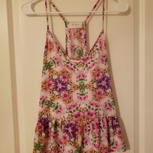 Everly Pink, Floral Tank Top